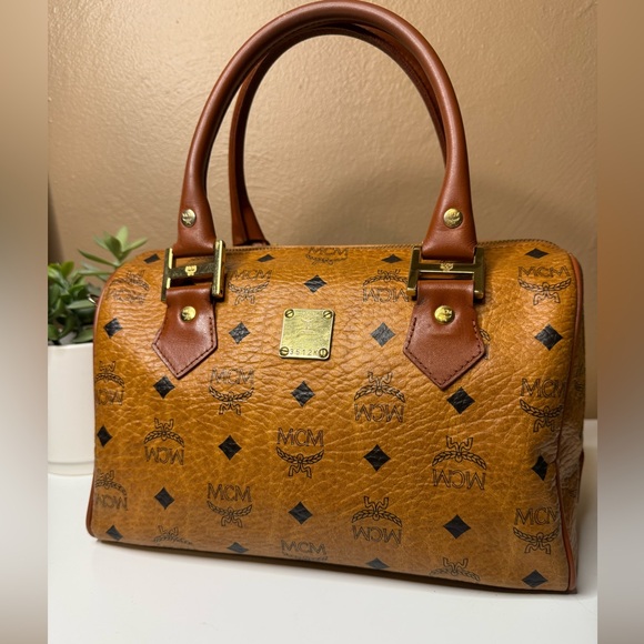 MCM Handbags - MCM Crossbody Bag with Gold Hardware